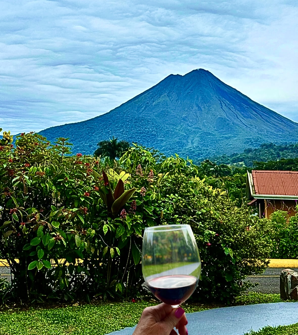 wine tasting at la fortuna volcano in costa rica for wine travel