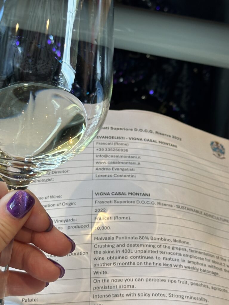 wine master class for italian wines