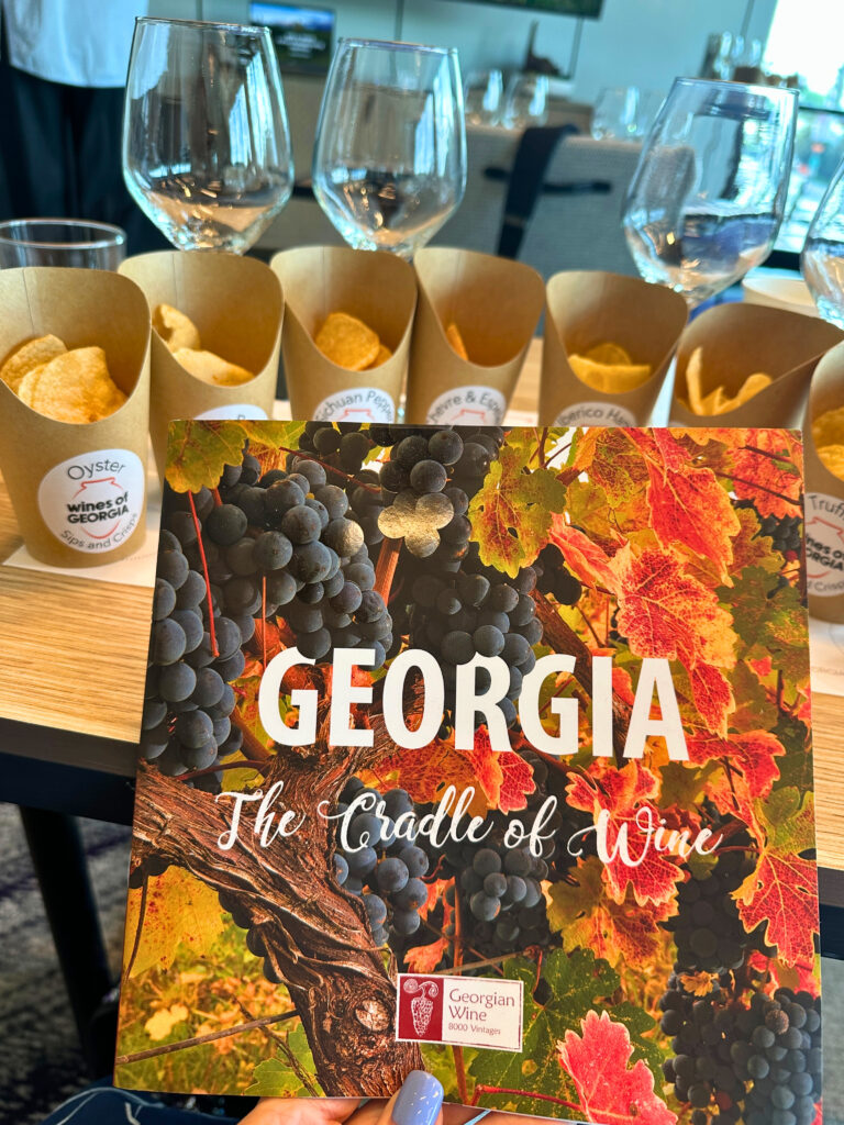 wines of georgia: georgia wines at sips and crisps master class