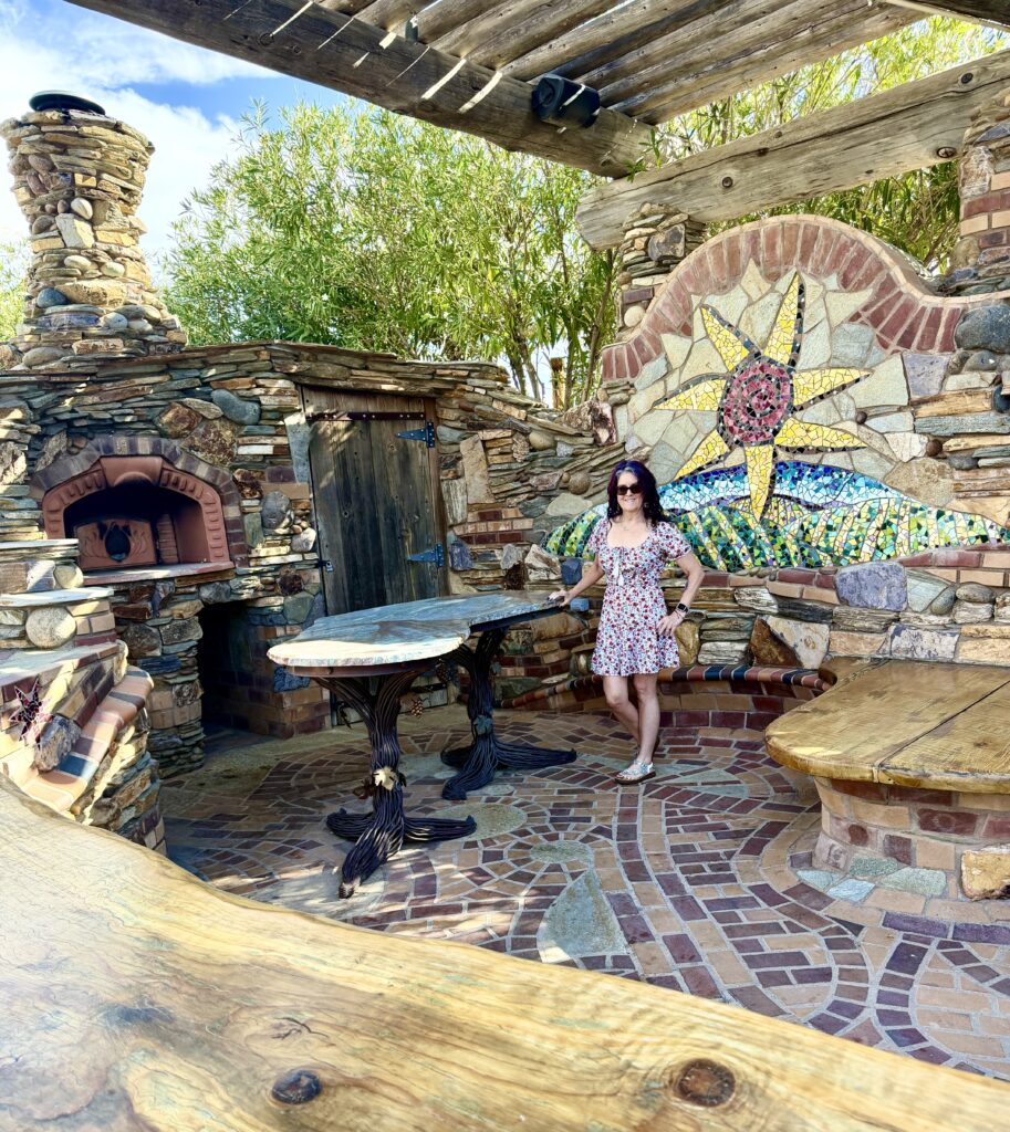 pizza oven grotto at tobin james cellar in paso robles